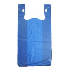 Plastic bag / Blue color